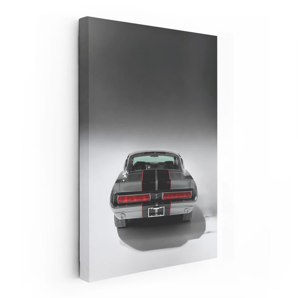 1967 Ford Mustang in Parking - Iconic American Muscle Car