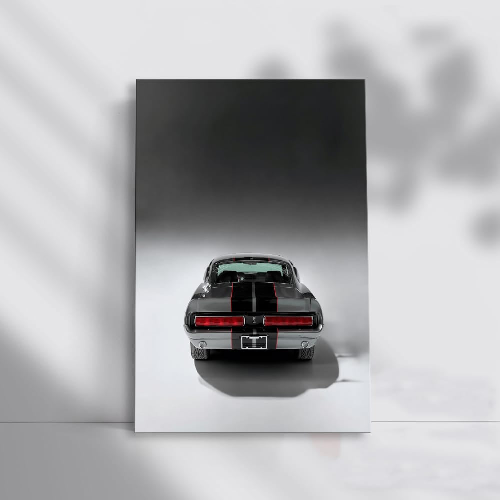1967 Ford Mustang in Parking - Iconic American Muscle Car