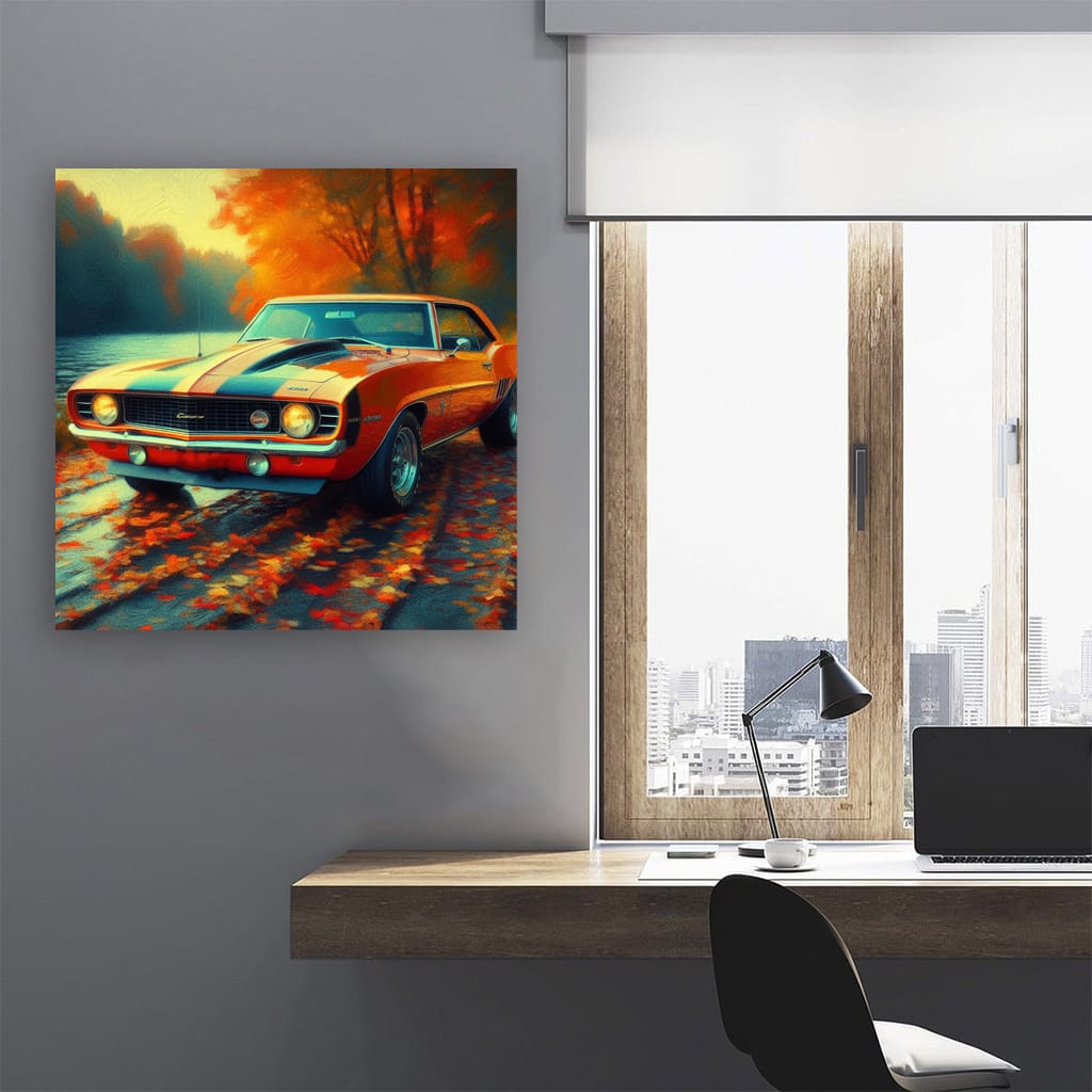 Impressionist View of 1969 Yenko Chevrolet Camaro - Classic Power