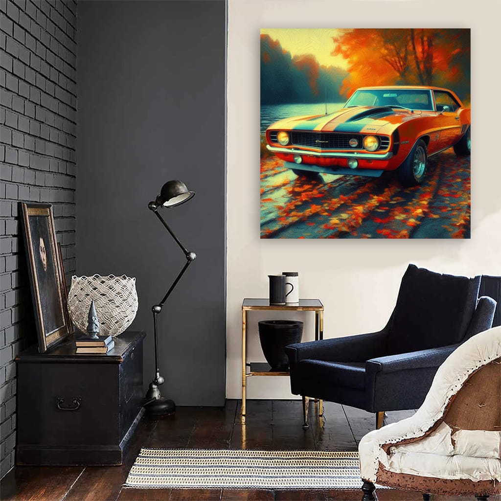 Impressionist View of 1969 Yenko Chevrolet Camaro - Classic Power