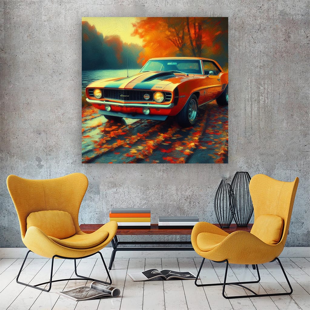 Impressionist View of 1969 Yenko Chevrolet Camaro - Classic Power