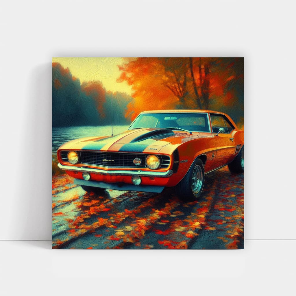 Impressionist View of 1969 Yenko Chevrolet Camaro - Classic Power