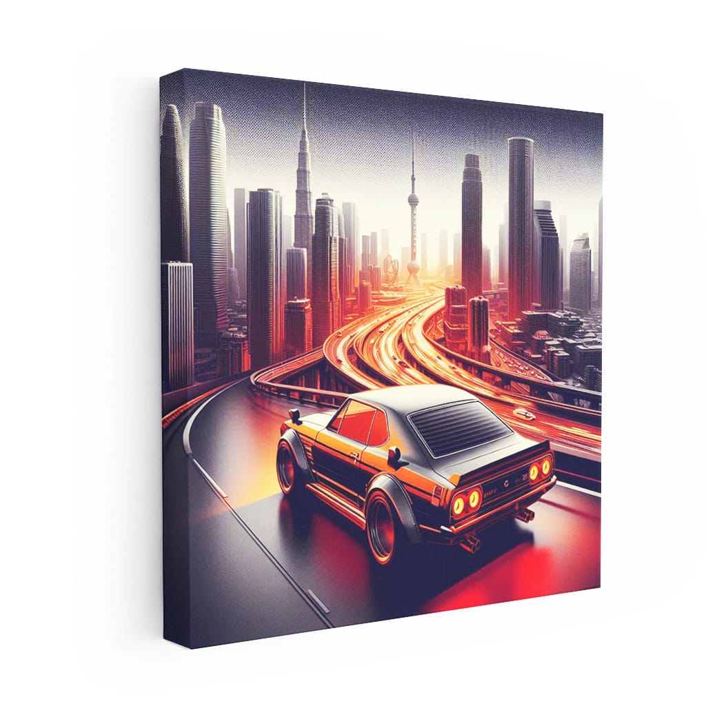 1971 Nissan Skyline GT-R Abstract: Classic Speed Legend