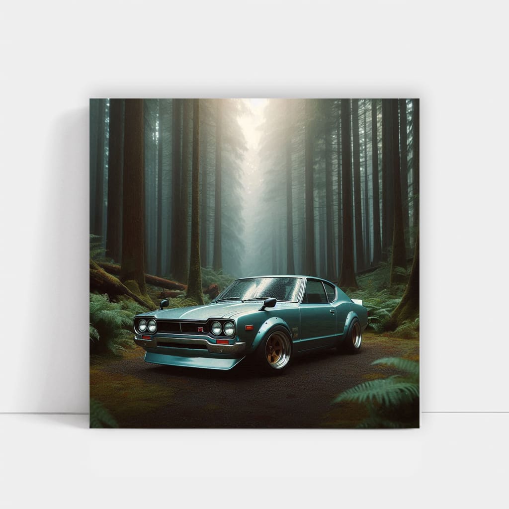 1971 Nissan Skyline GT-R in Forest - Classic Elegance Unleashed