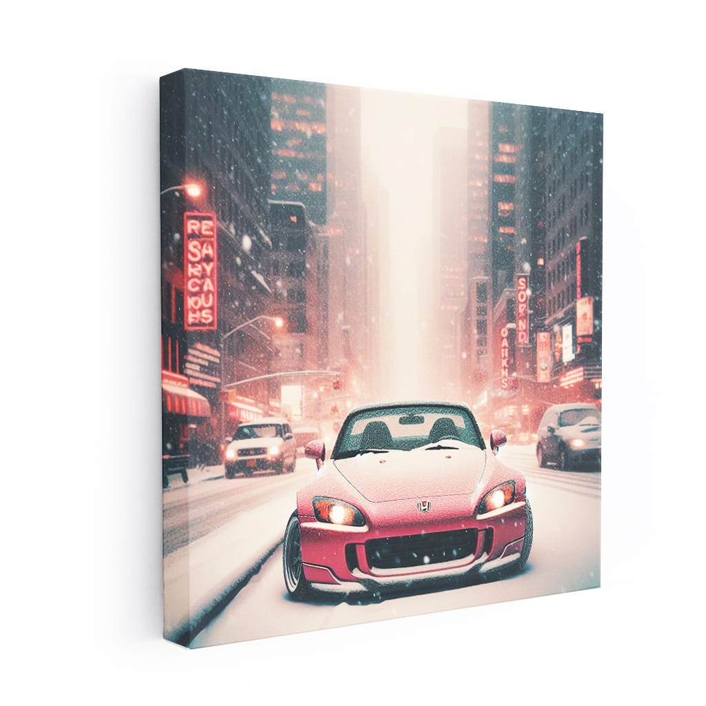 2001 Honda S2000 in Snowfall - Thrilling Performance Awaits