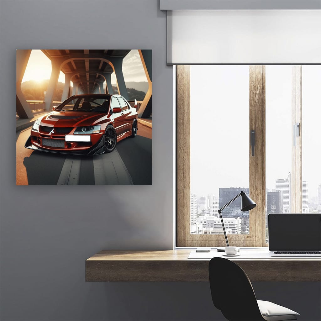 2002 Mitsubishi Lancer Evo VII on Bridge - Thrill Unleashed
