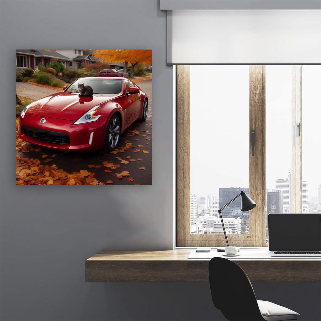 2009 Nissan 370Z Parking - Sleek Power in Motion