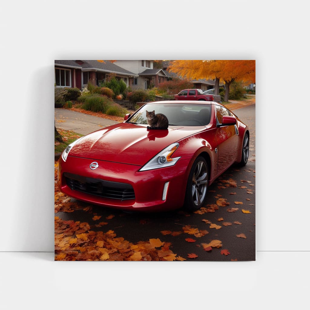 2009 Nissan 370Z Parking - Sleek Power in Motion