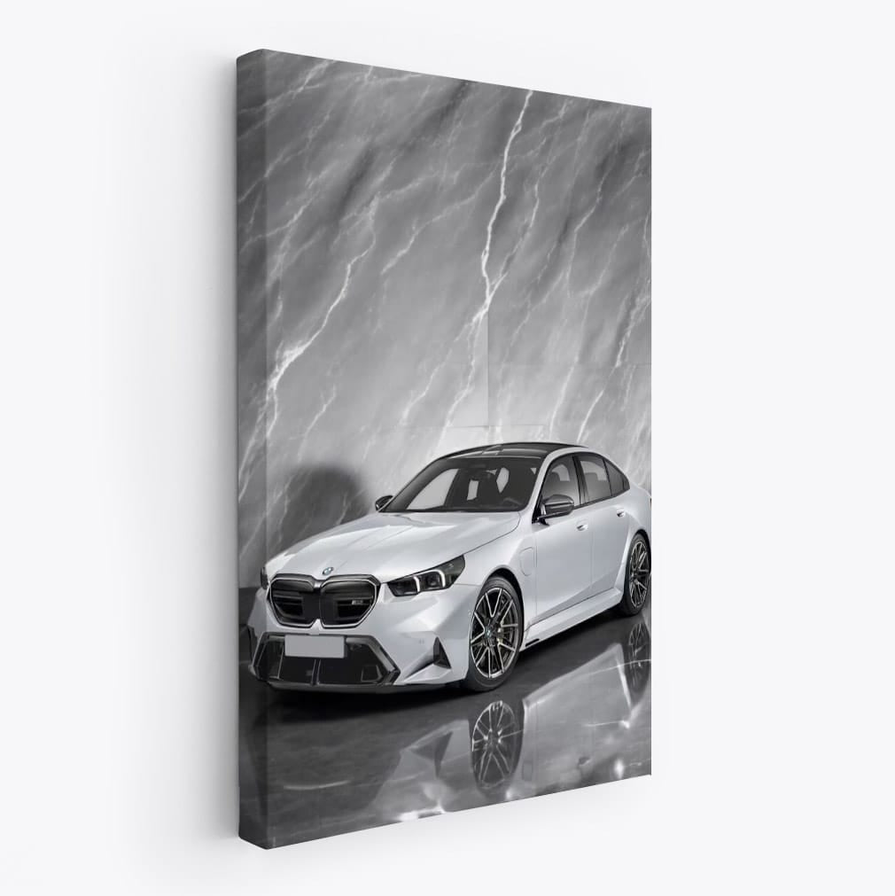 2025 BMW M5 on Marble Backdrop - Luxury and Power Unleashed