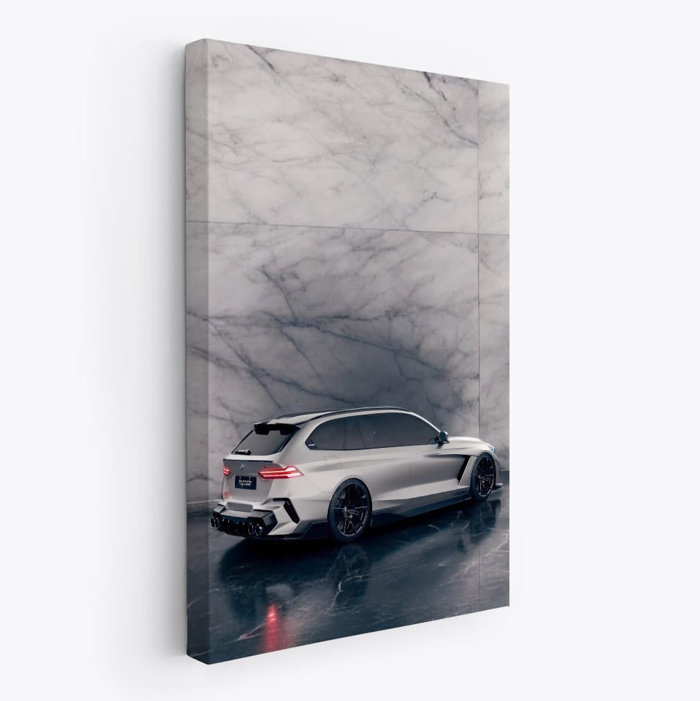 2025 BMW M5 on Marble Backdrop: Power Meets Elegance