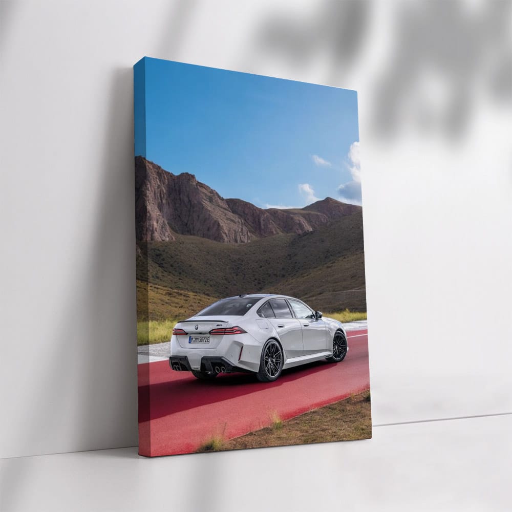 2025 BMW M5 Racing Through Mountain Tracks - Power Unleashed