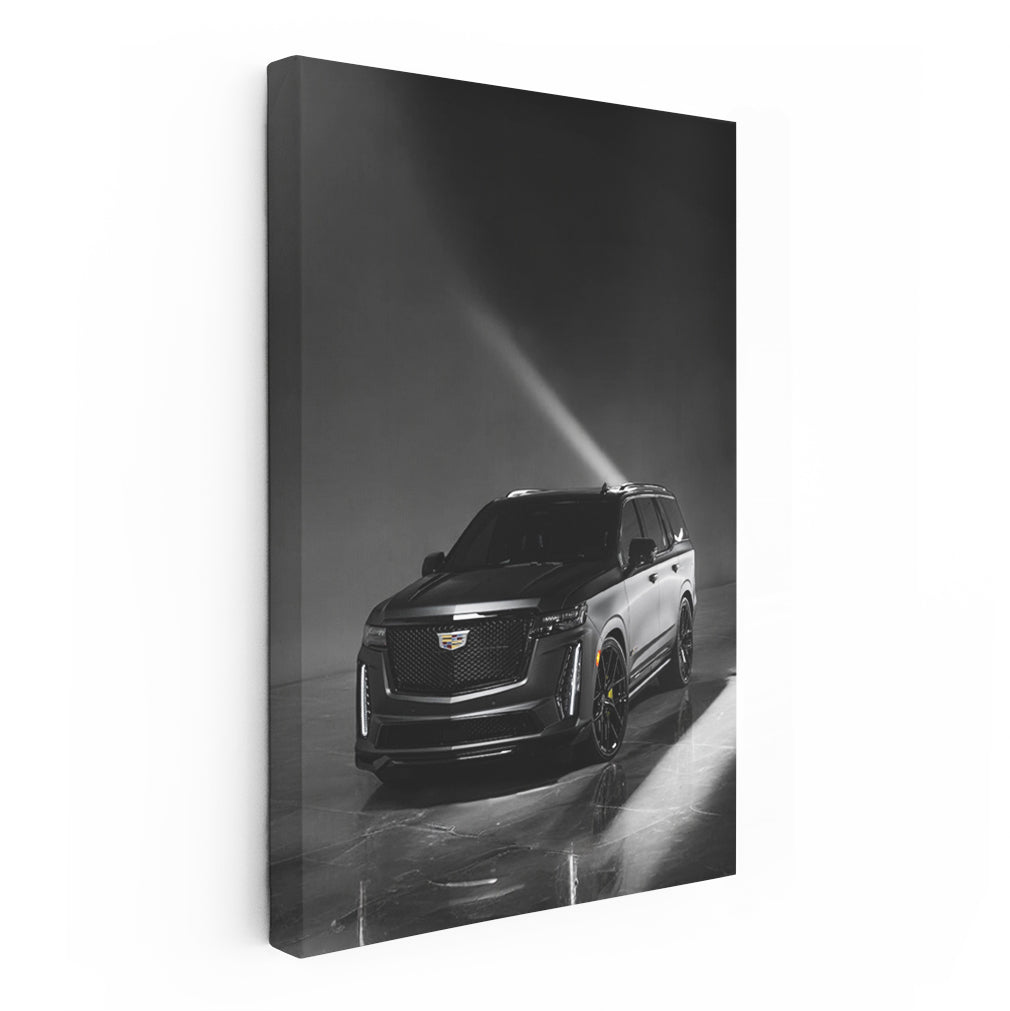 2023 Matte Cadillac Escalade V Parked – Luxury Power