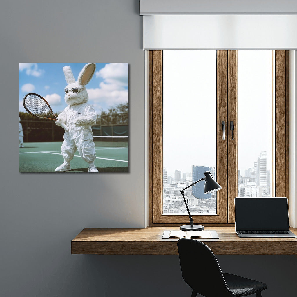 Seth and Ears: The Tennis Hare