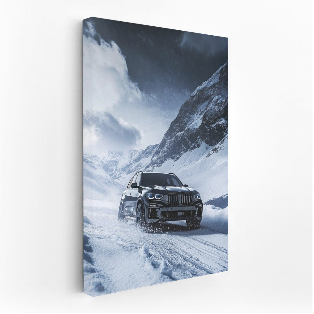 Snow Predator: The Power of the BMW X5 in the Alpine Saga