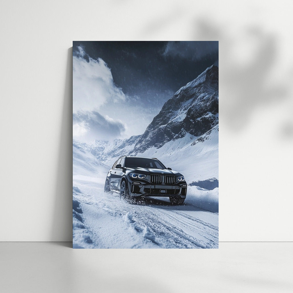 Snow Predator: The Power of the BMW X5 in the Alpine Saga