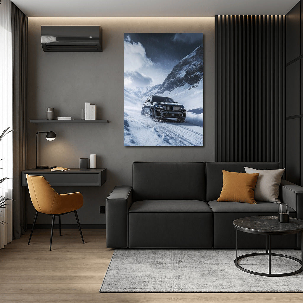 Snow Predator: The Power of the BMW X5 in the Alpine Saga