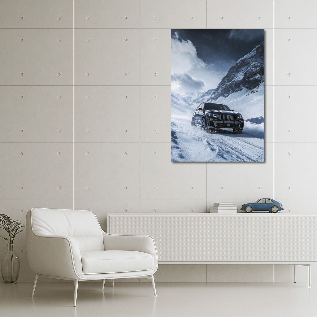 Snow Predator: The Power of the BMW X5 in the Alpine Saga