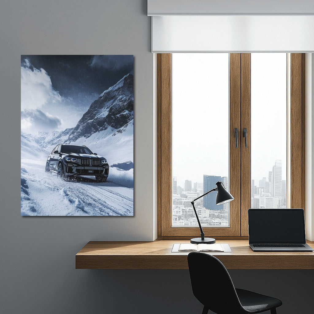 Snow Predator: The Power of the BMW X5 in the Alpine Saga