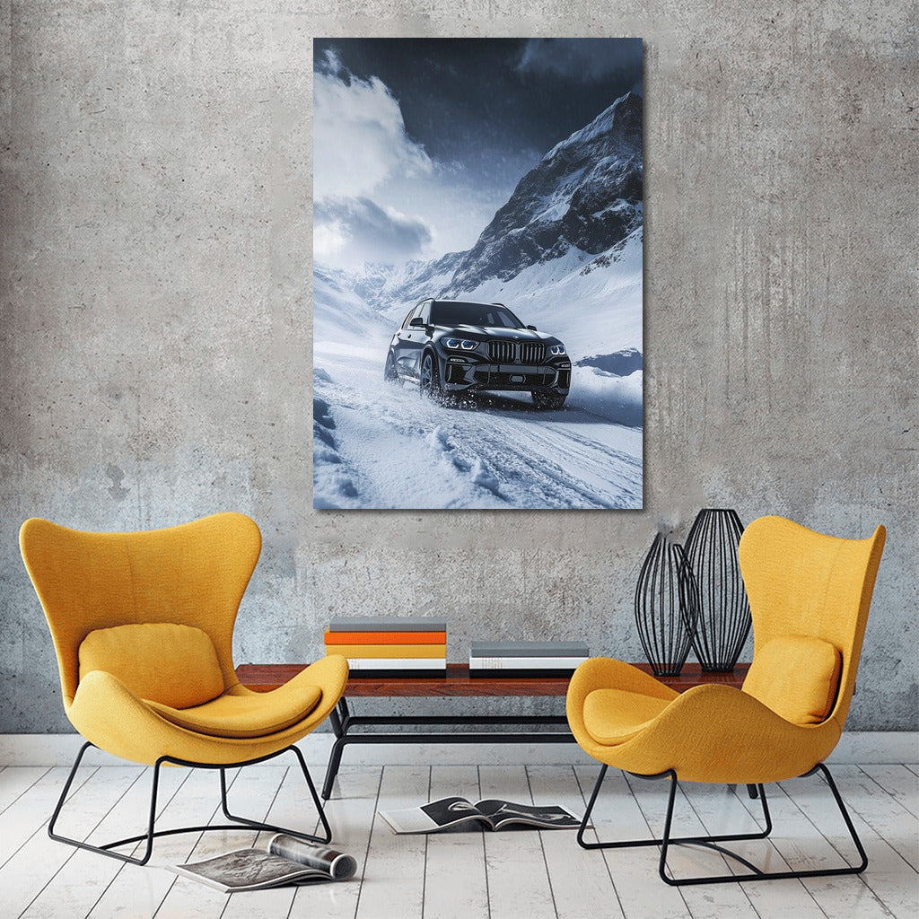 Snow Predator: The Power of the BMW X5 in the Alpine Saga