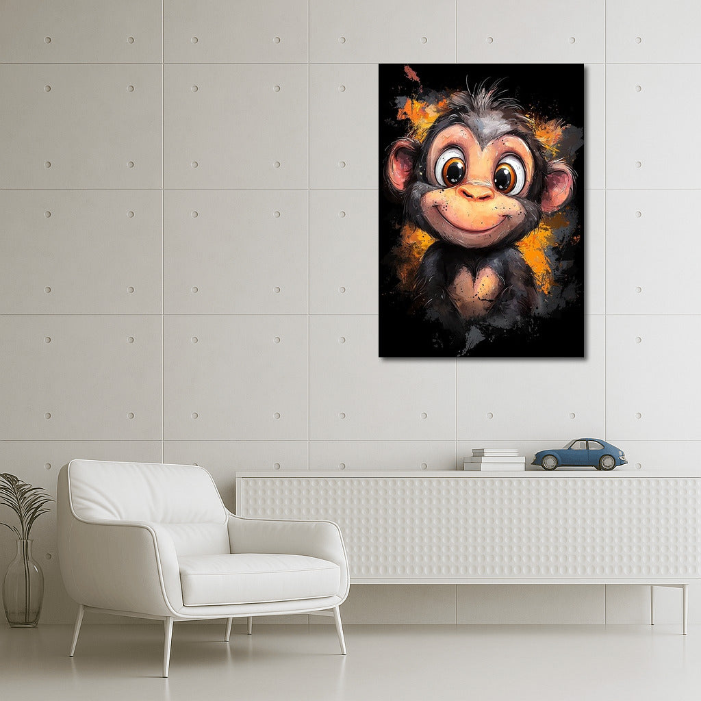 Cute Monkey: Smile in a Frame