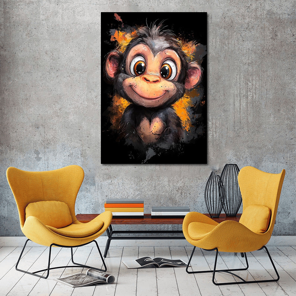 Cute Monkey: Smile in a Frame