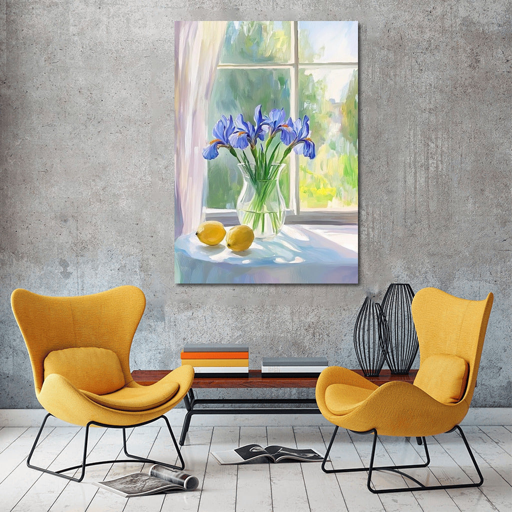 Flower Citrus Symphony by the Window