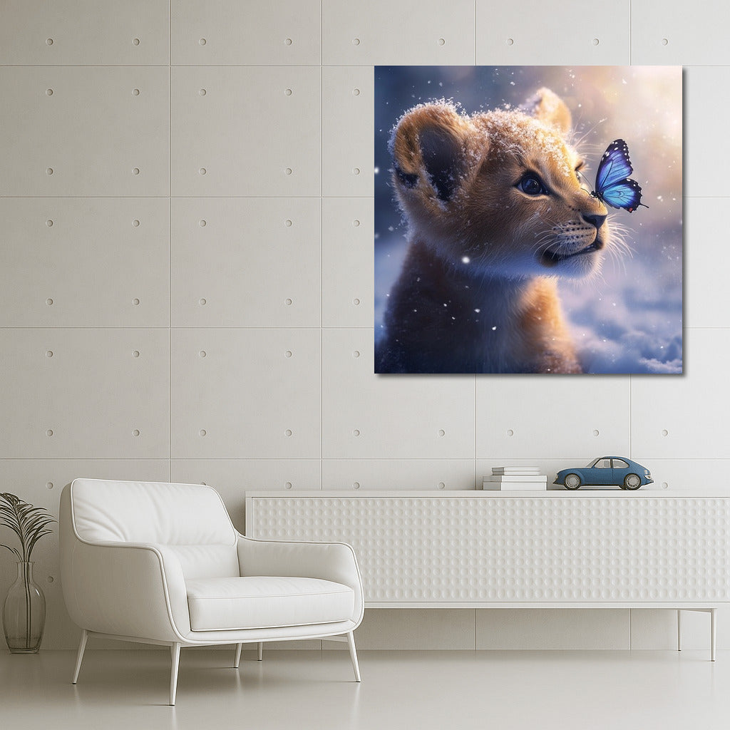 A Trembling Acquaintance: The Lion Cub and the Butterfly