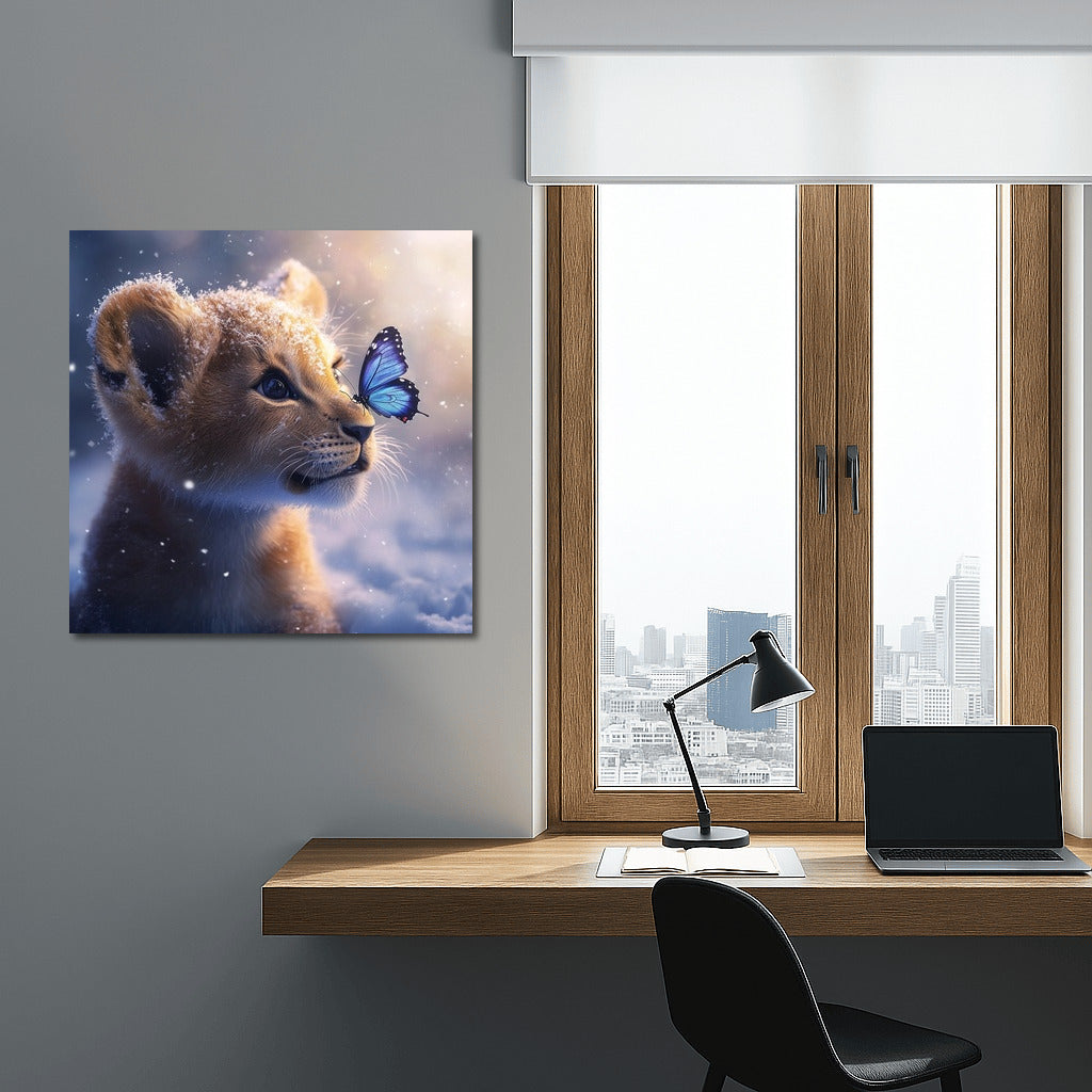 A Trembling Acquaintance: The Lion Cub and the Butterfly