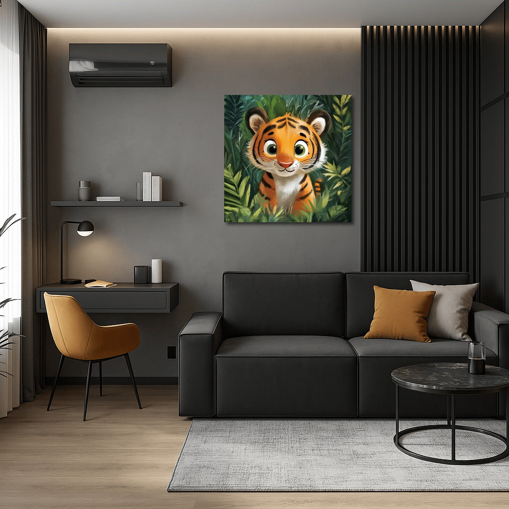 Jungle in Paws: Playful Tiger Cub