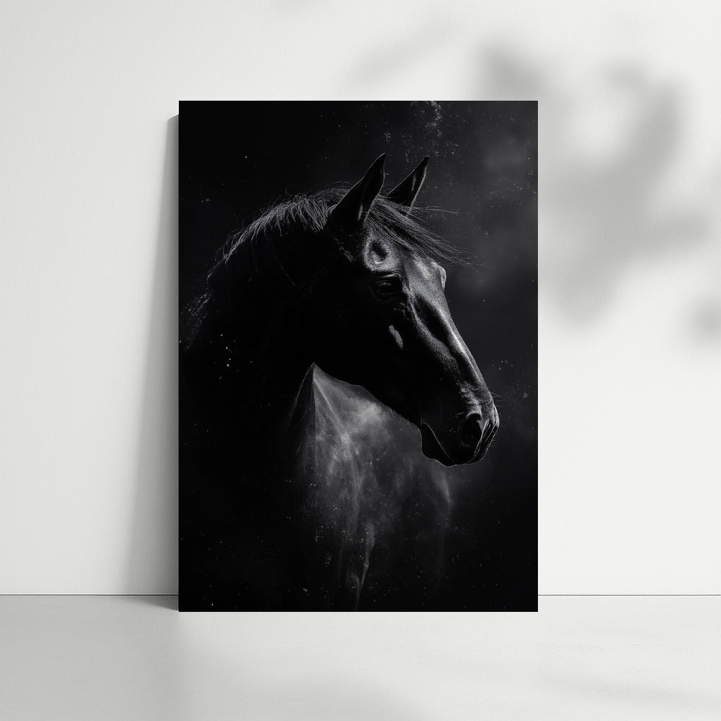 Shadow of Majesty: Silhouette of a Horse