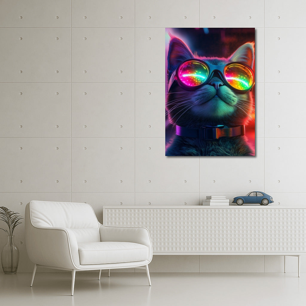 Neon Cat Look