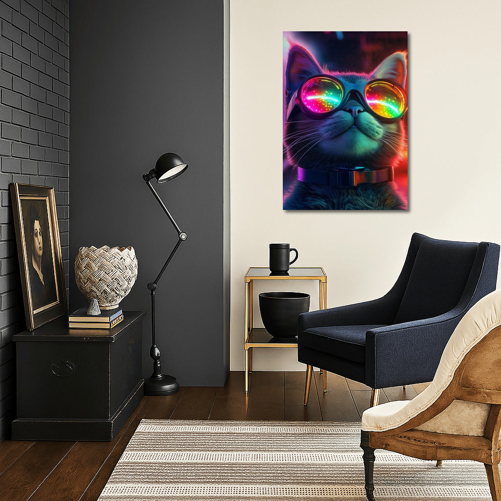 Neon Cat Look