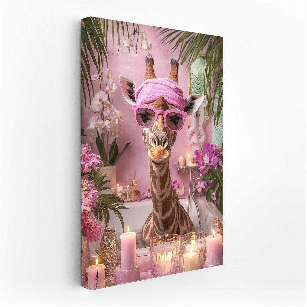 Giraffe in Pink Relax
