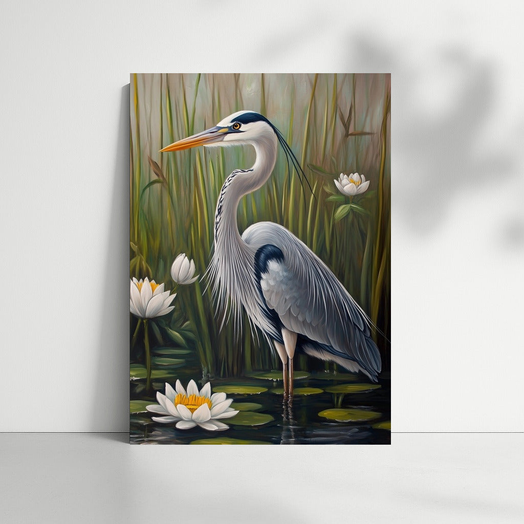 The Grace of the Snow-White Heron