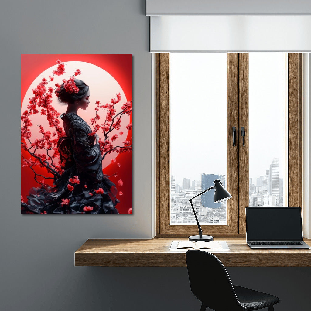 Sakura Shine: Silhouette in Flowers