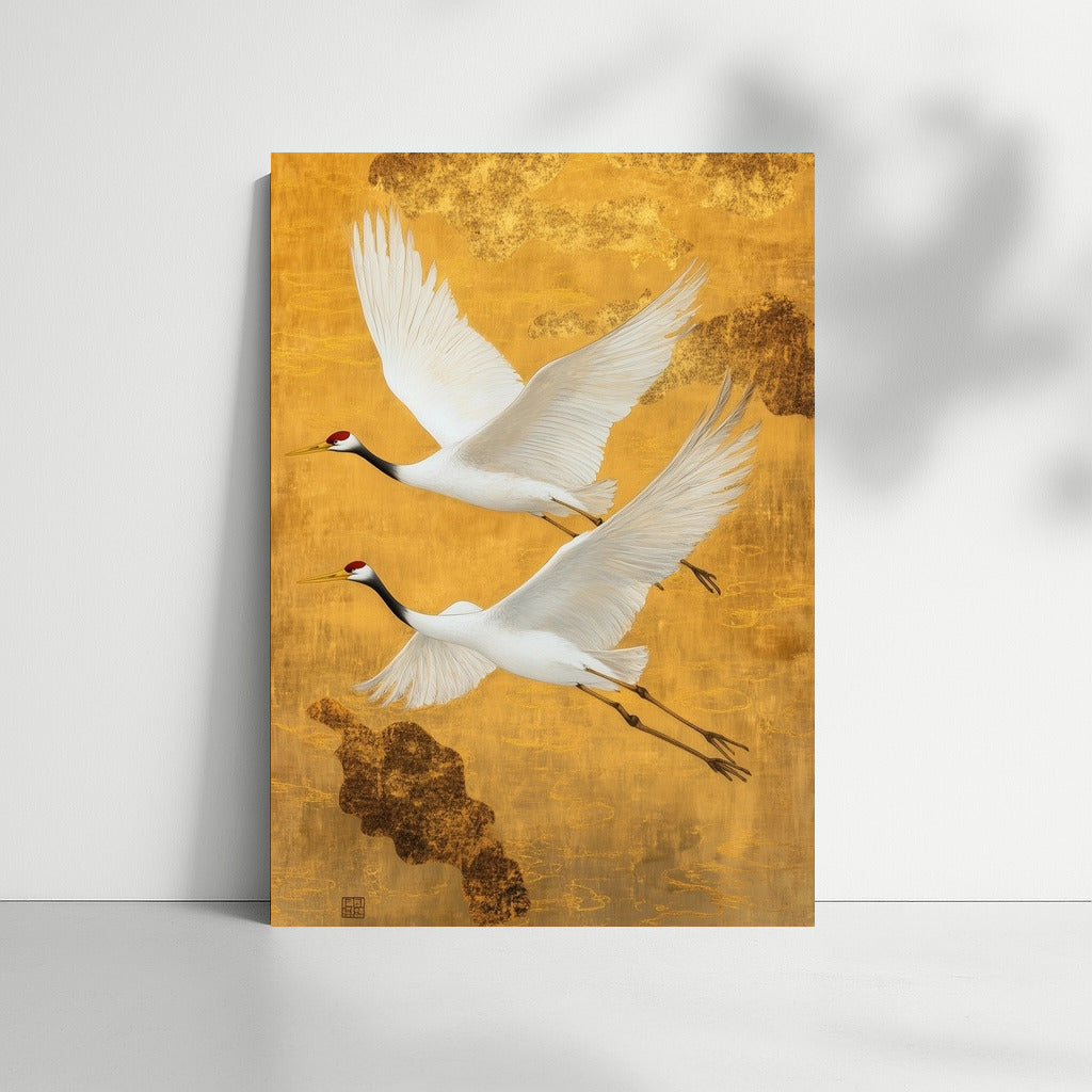 Golden Flight of Cranes