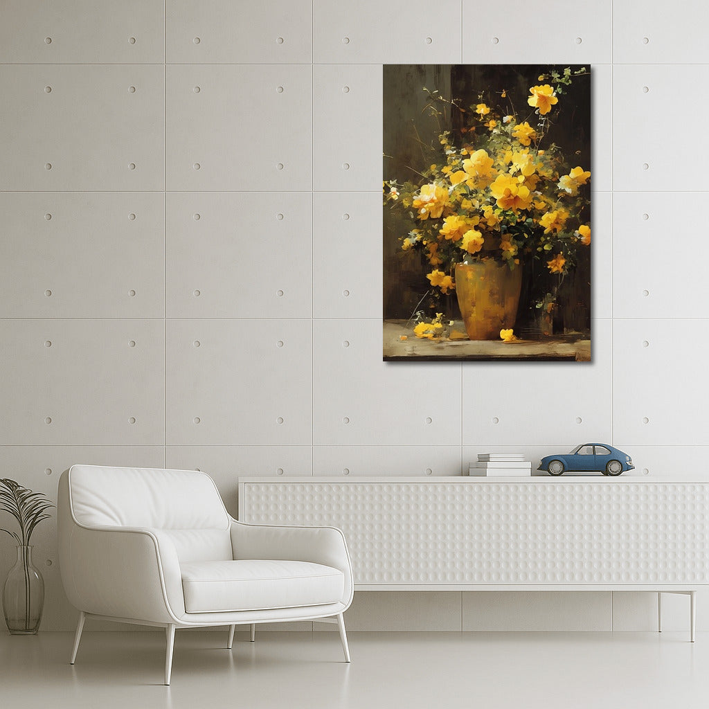 Flower Symphony in Gold