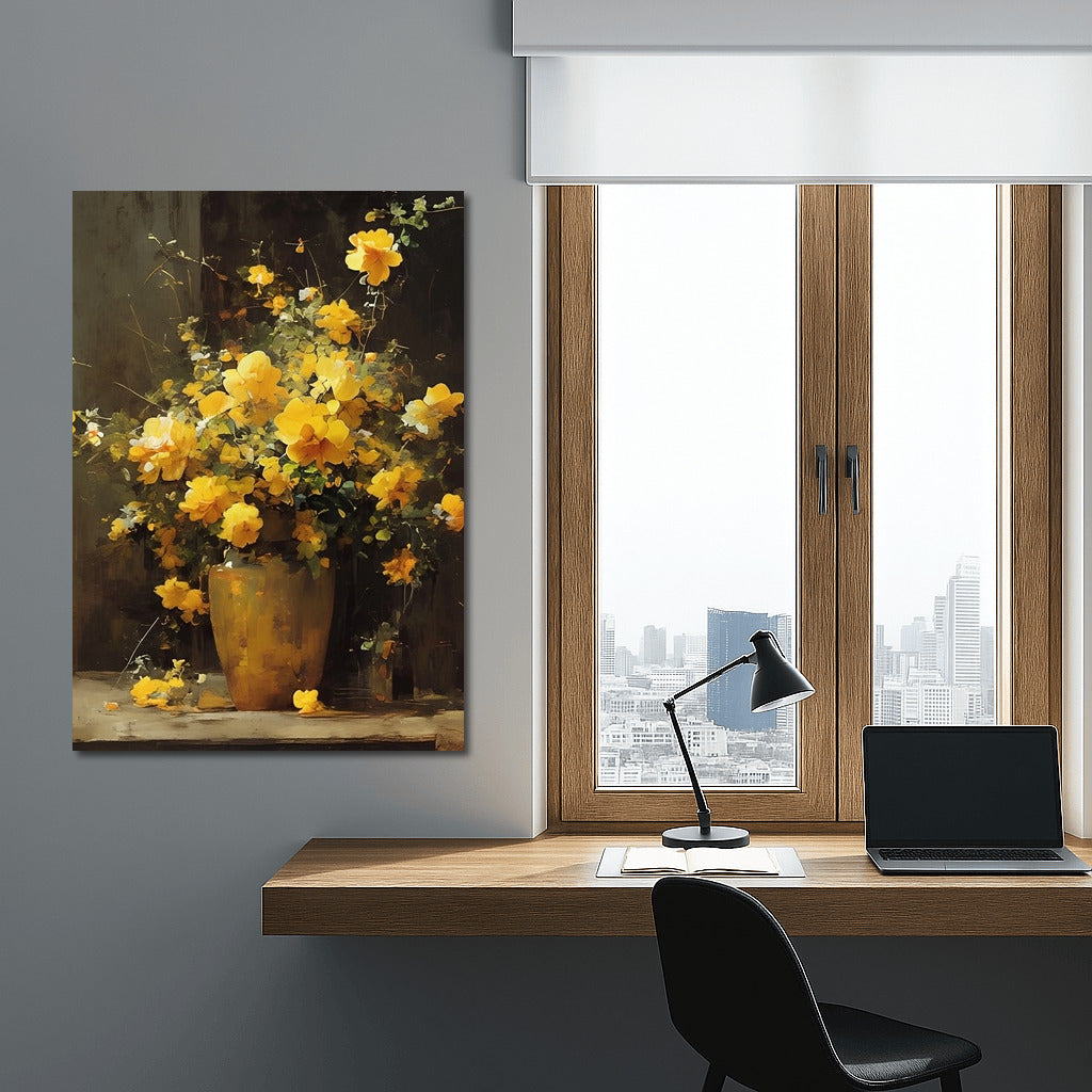 Flower Symphony in Gold