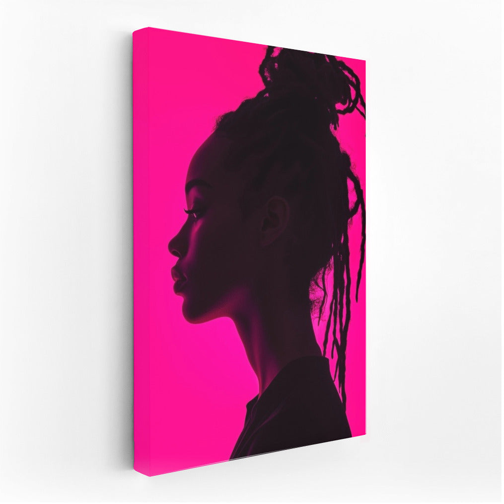 Dance of Shadows on the Pink Sunset