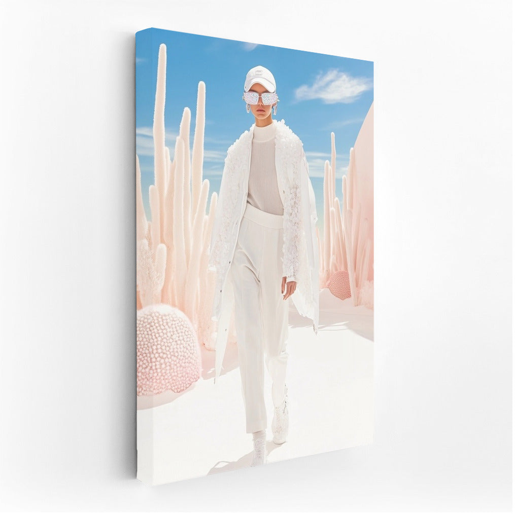 Silhouette in Coral Dreaming