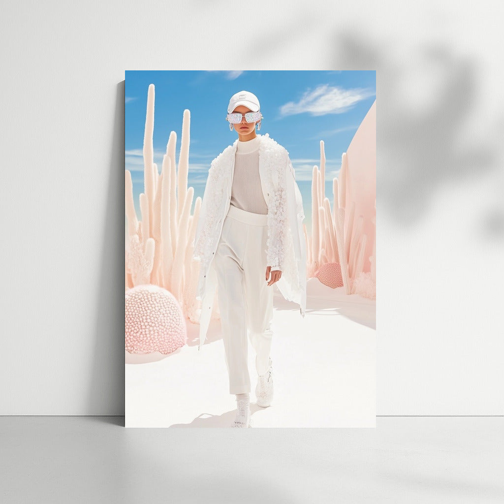 Silhouette in Coral Dreaming