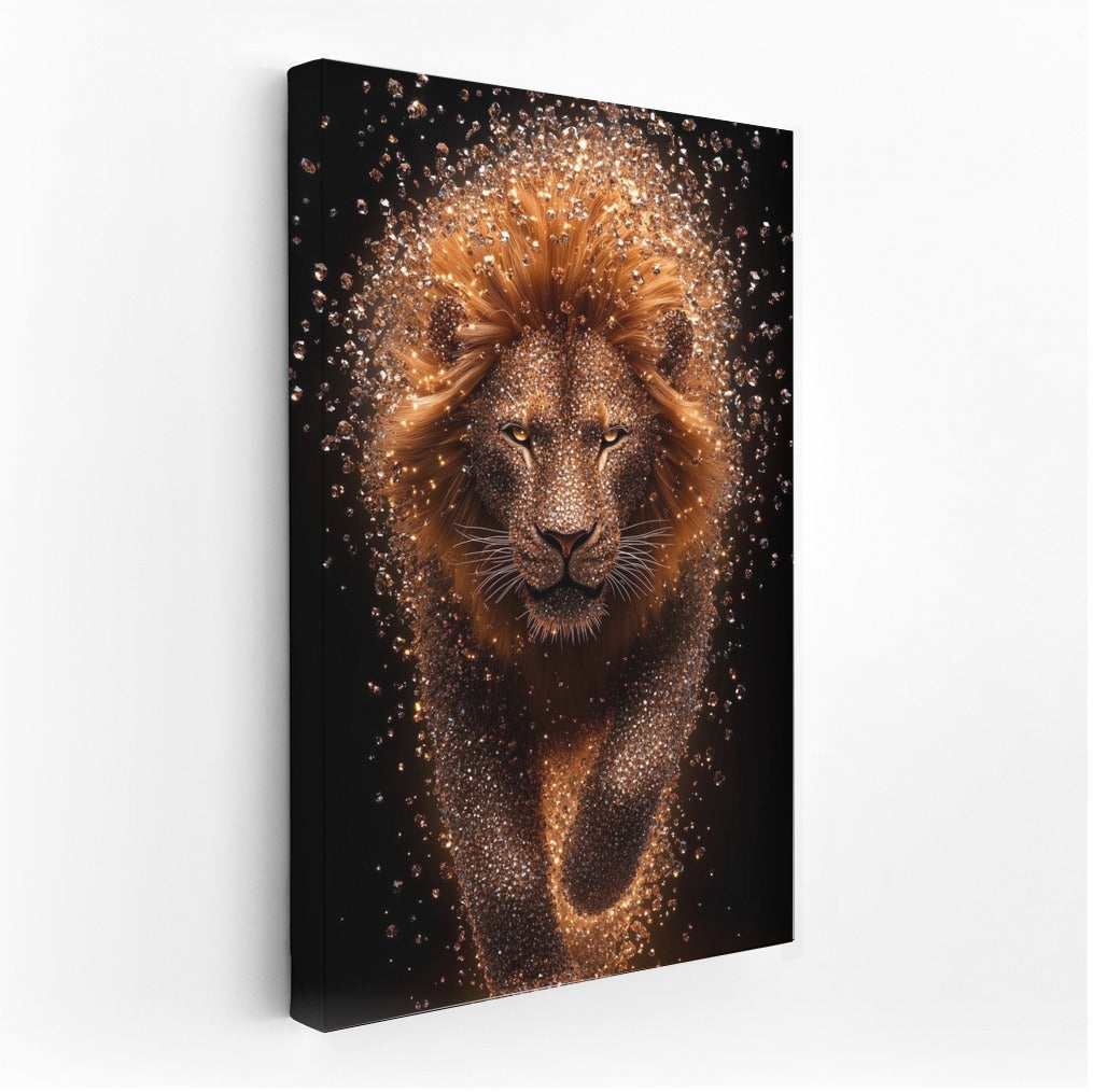 The Fiery Gaze of the Savannah King