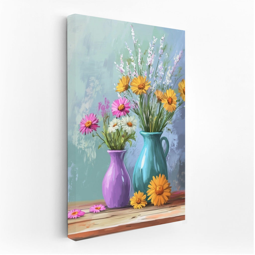 Flower Symphony in Vases