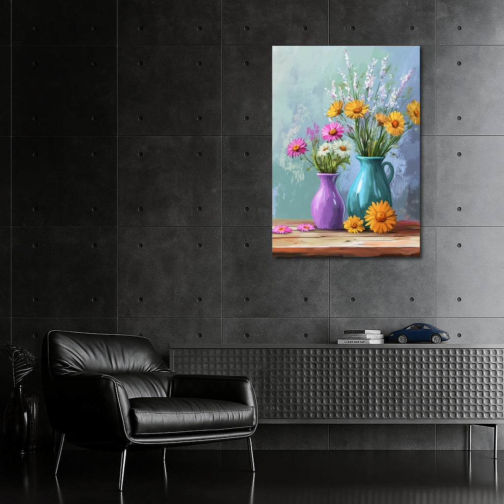 Flower Symphony in Vases