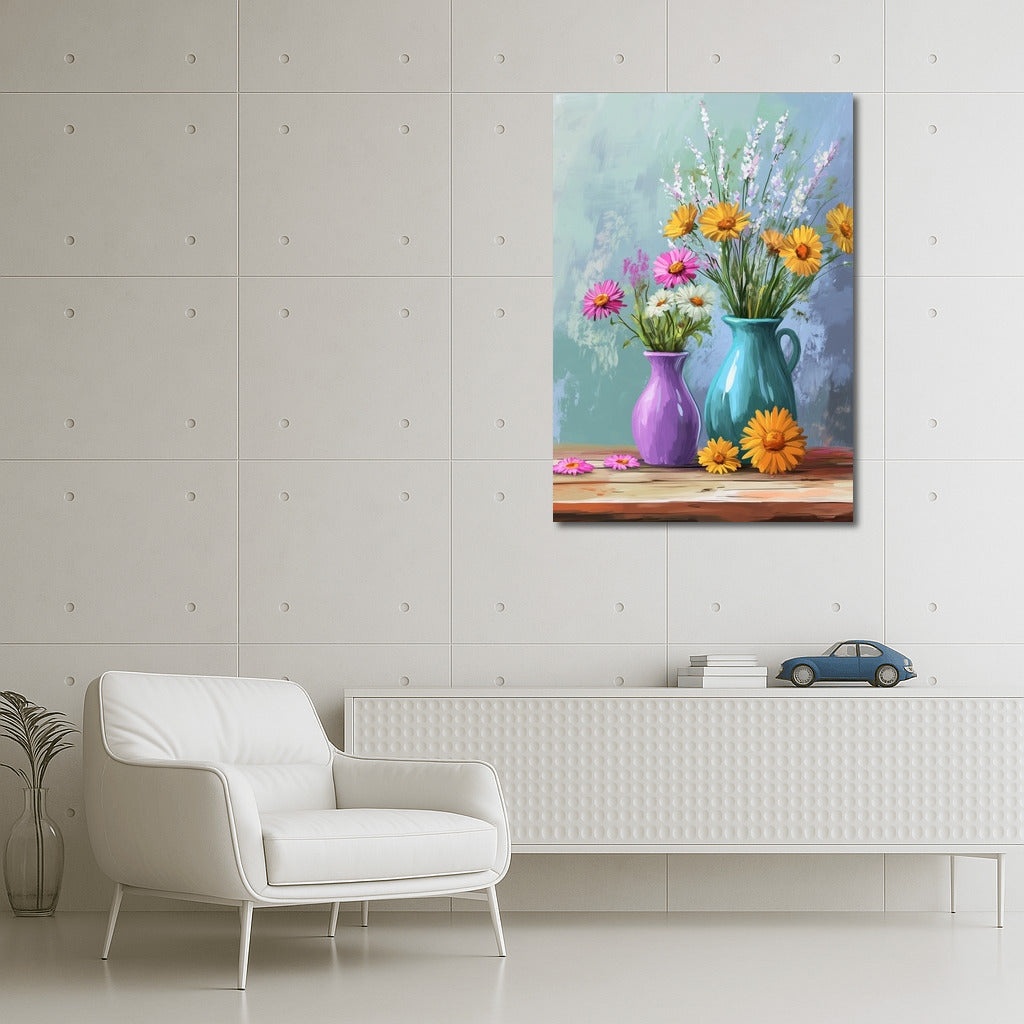 Flower Symphony in Vases