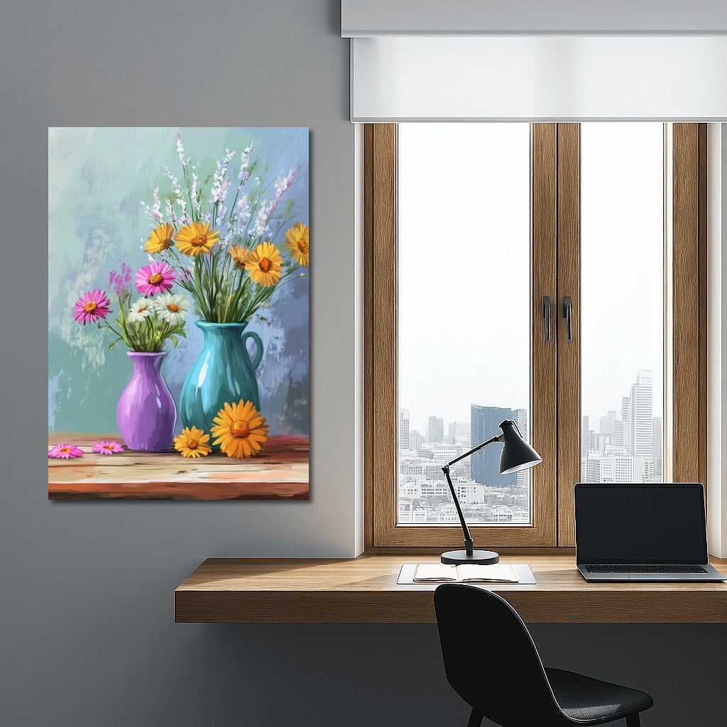 Flower Symphony in Vases