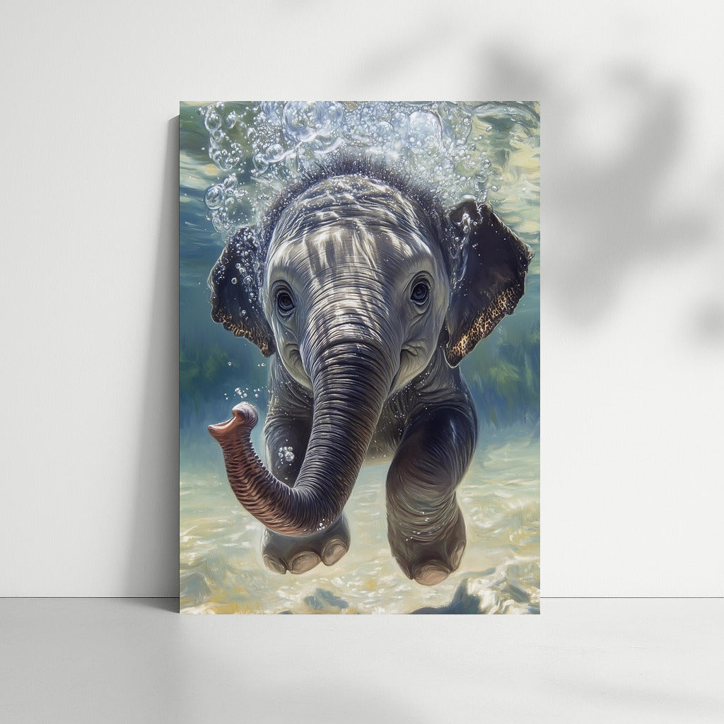Baby Elephant's Underwater Games