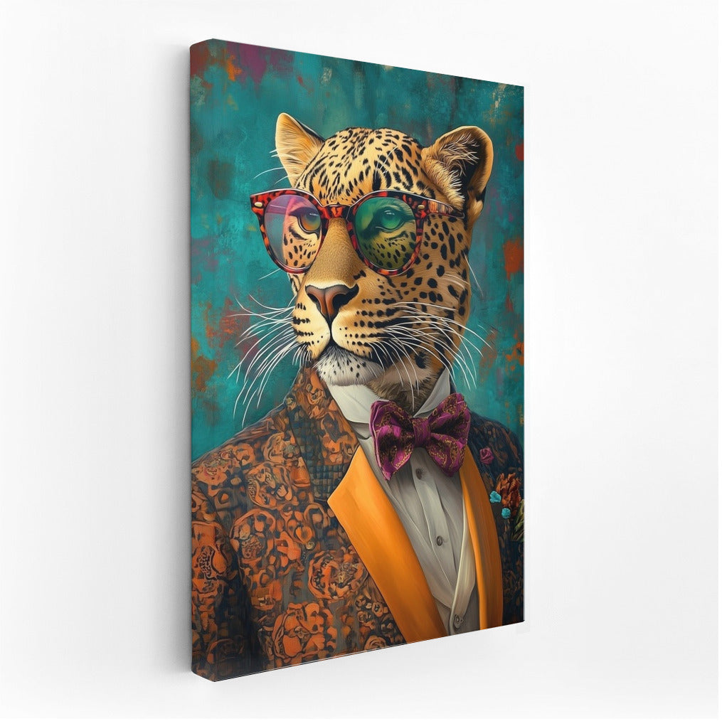 Elegance in a Spotted Tie