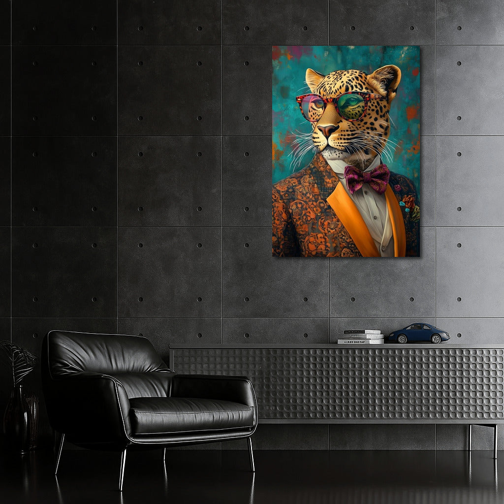 Elegance in a Spotted Tie