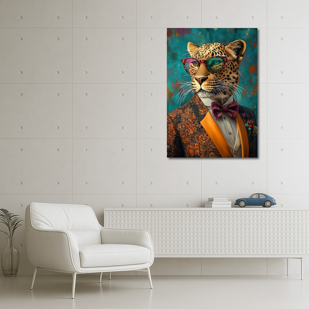 Elegance in a Spotted Tie